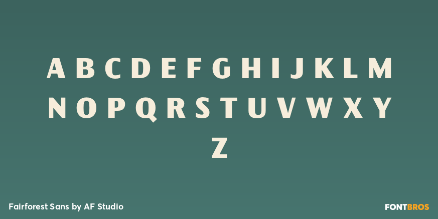 Fairforest Sans Font Poster #2