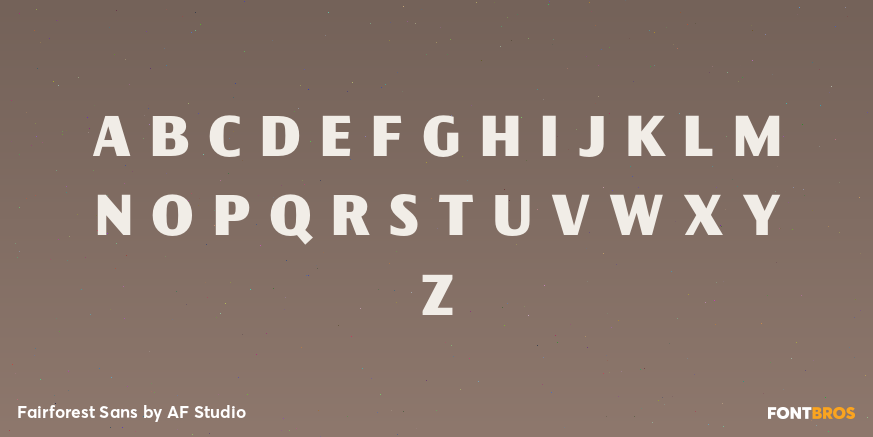 Fairforest Sans Font Poster #3