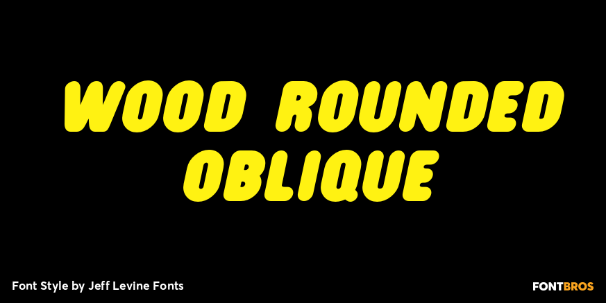 Wood Rounded Oblique Poster