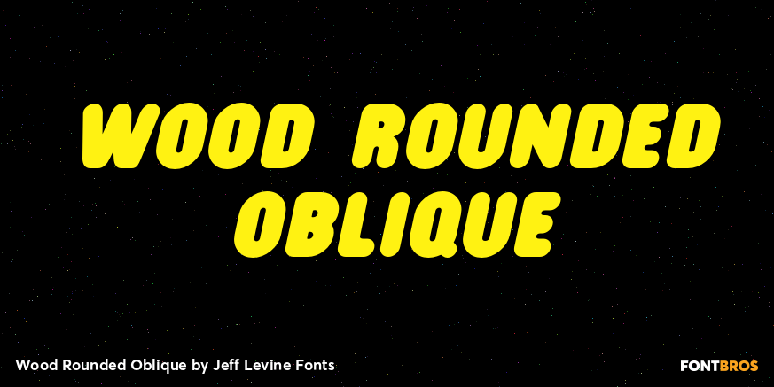 Wood Rounded Oblique Poster