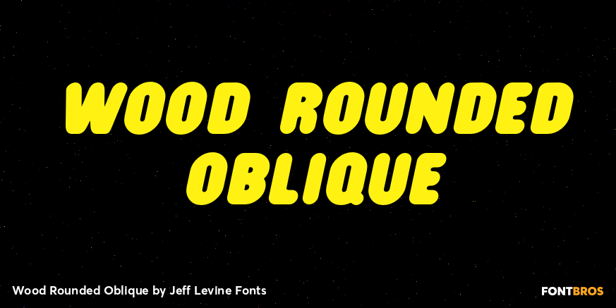 Wood Rounded Oblique Poster