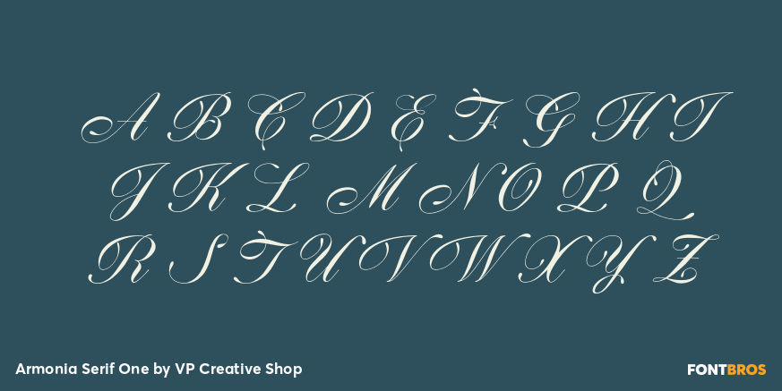 Armonia Serif One Font Poster #2