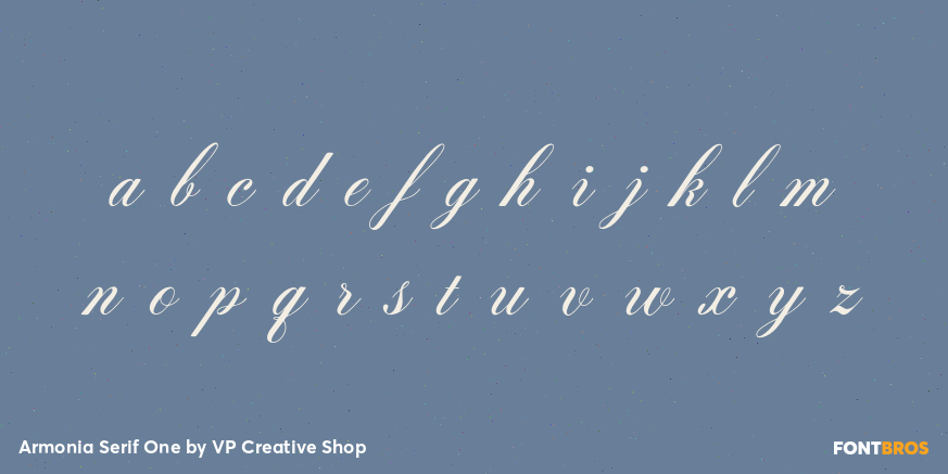 Armonia Serif One Font Poster #3
