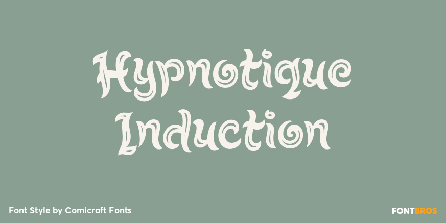 Hypnotique Induction Font Poster #1