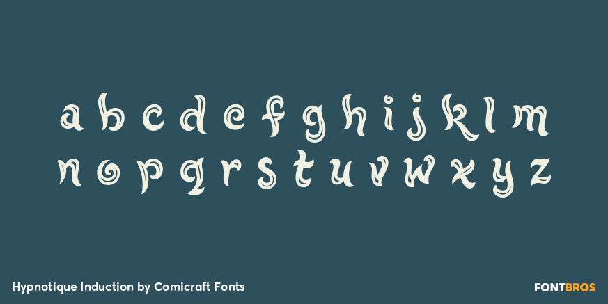 Hypnotique Induction Font Poster #3