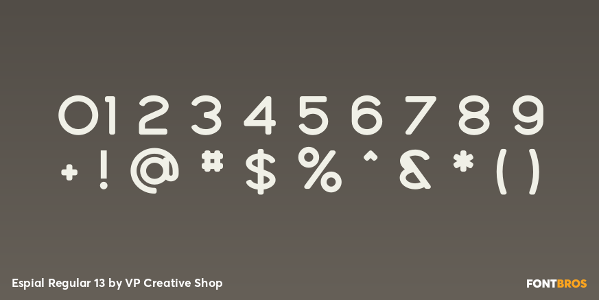 Espial Regular 13 Font Poster #4