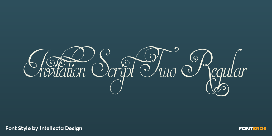 Invitation Script Two Regular Poster