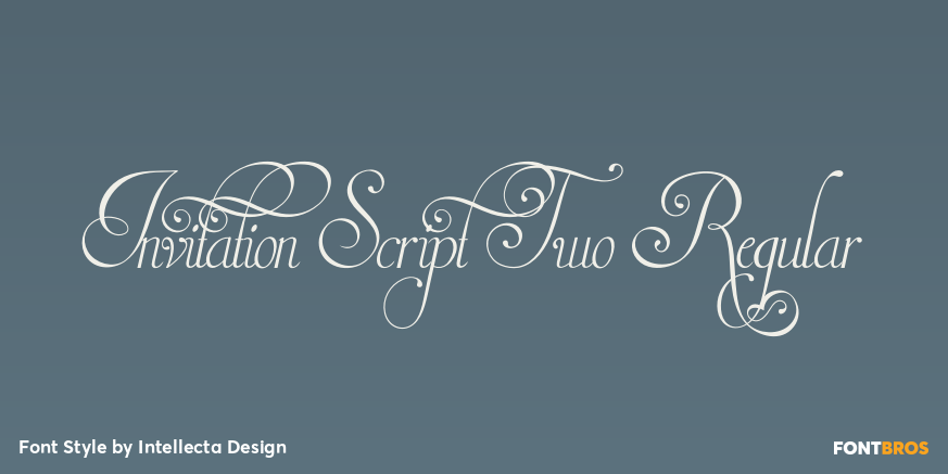 Invitation Script Two Regular Poster