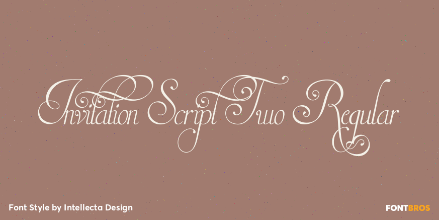 Invitation Script Two Regular Poster