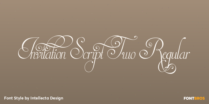 Invitation Script Two Regular Poster