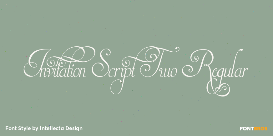 Invitation Script Two Regular Poster