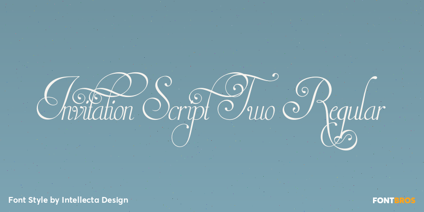 Invitation Script Two Regular Poster