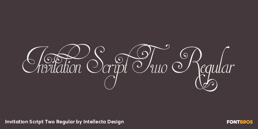 Invitation Script Two Regular Poster