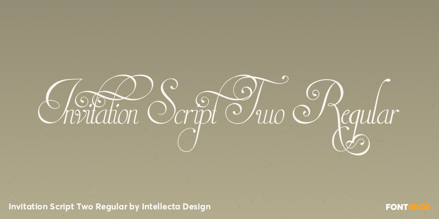 Invitation Script Two Regular Poster