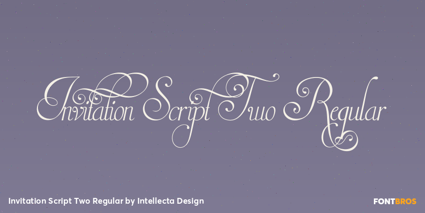 Invitation Script Two Regular Poster