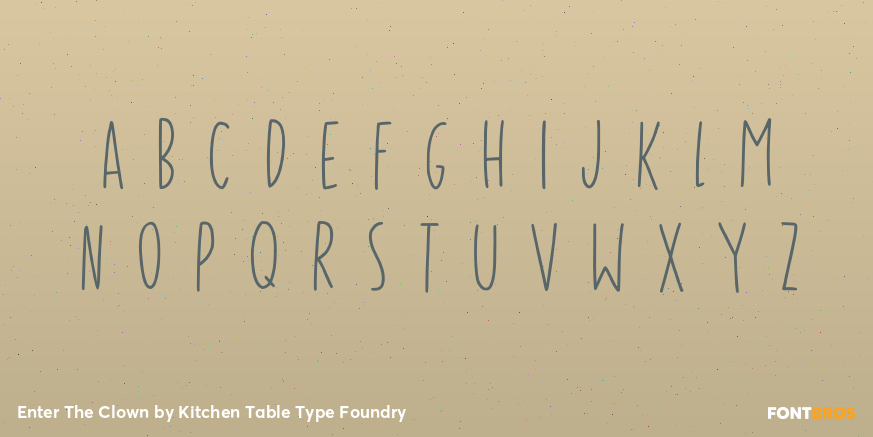 Enter The Clown Font Poster #1