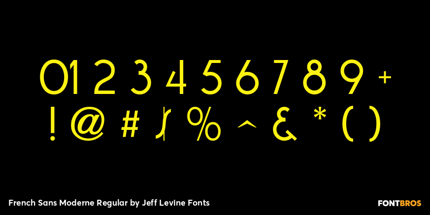 French Sans Moderne Regular Font Poster #4