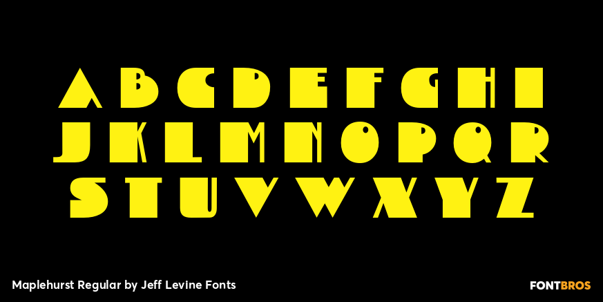 Maplehurst Regular Font Poster #3