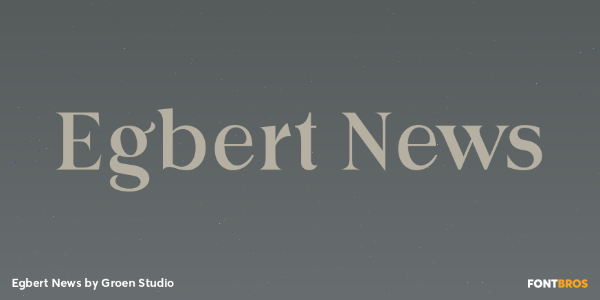 Egbert News Poster
