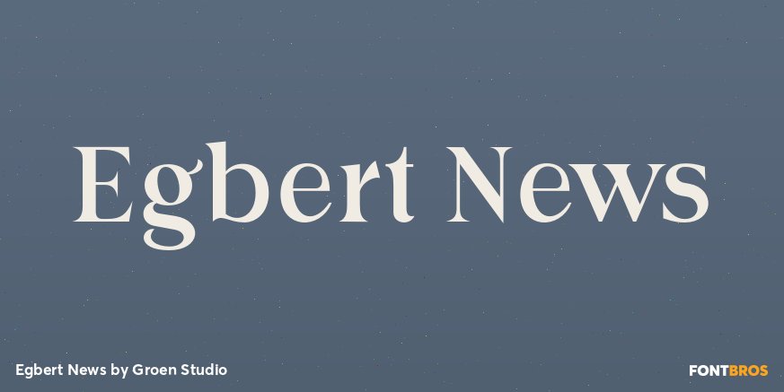 Egbert News Poster