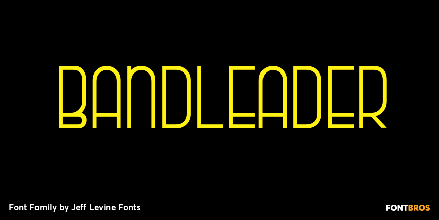 Bandleader Font Poster