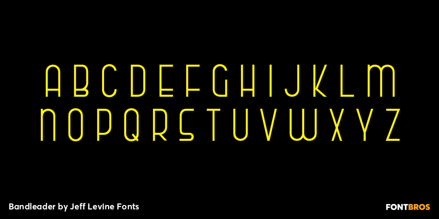 Bandleader Font Poster #2