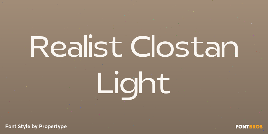 Realist Clostan Light Poster