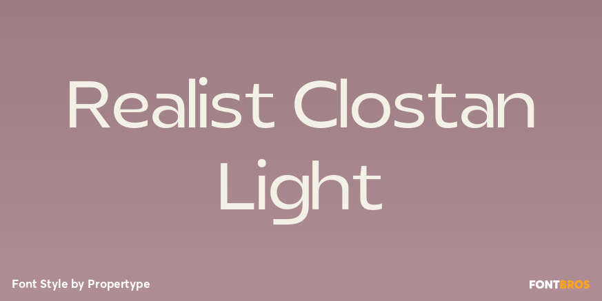 Realist Clostan Light Poster