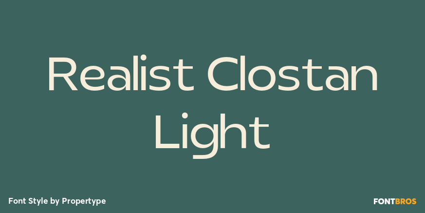 Realist Clostan Light Poster