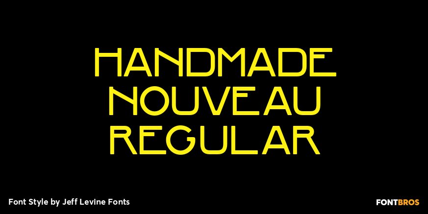 Handmade Nouveau Regular Poster