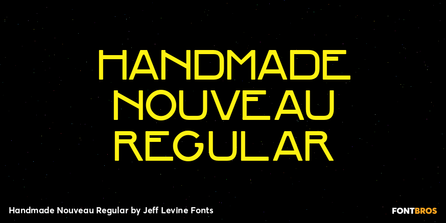 Handmade Nouveau Regular Poster