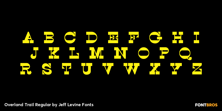 Overland Trail Regular Font Poster #2