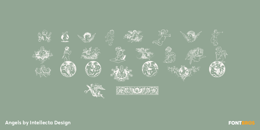 Angels Font Poster #1