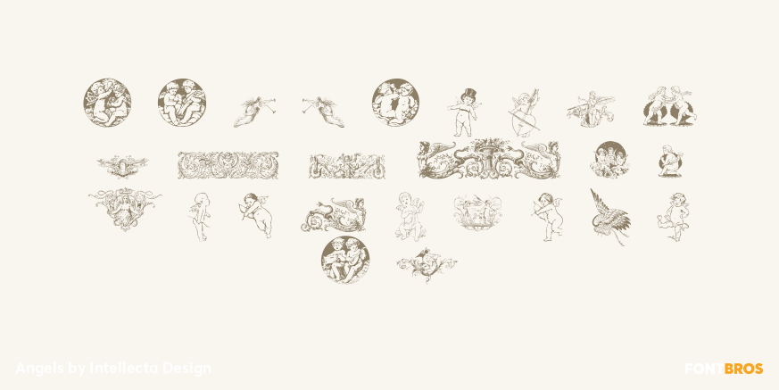 Angels Font Poster #1