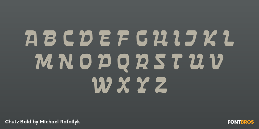 Chutz Bold Font Poster #1