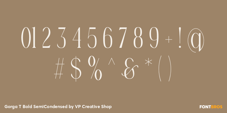 Gorga T Bold SemiCondensed Font Poster #4