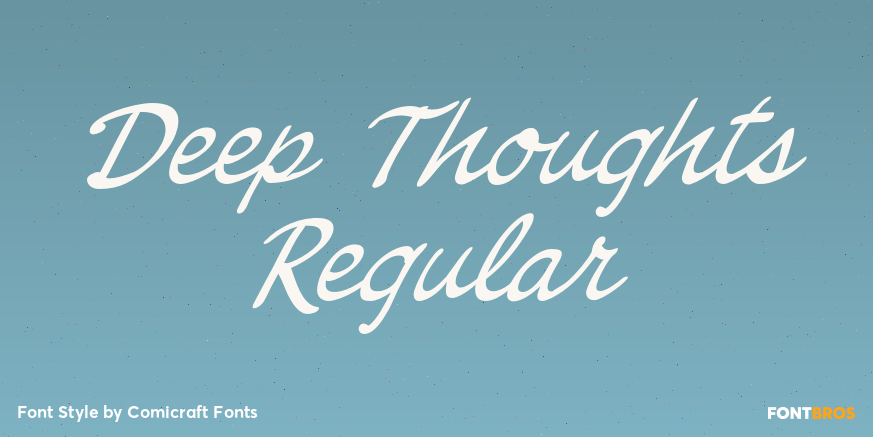 Deep Thoughts Regular Poster