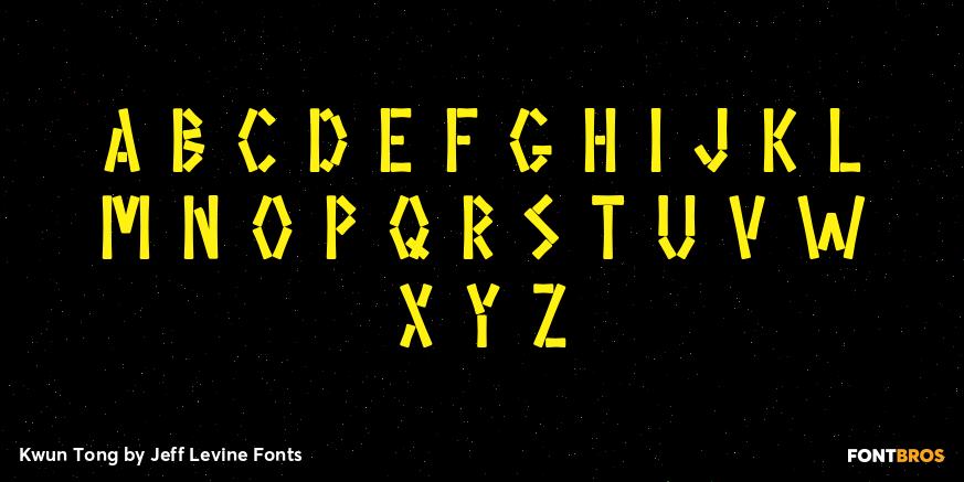 Kwun Tong Font Poster #2