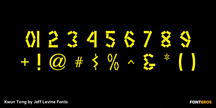 Kwun Tong Font Poster #4