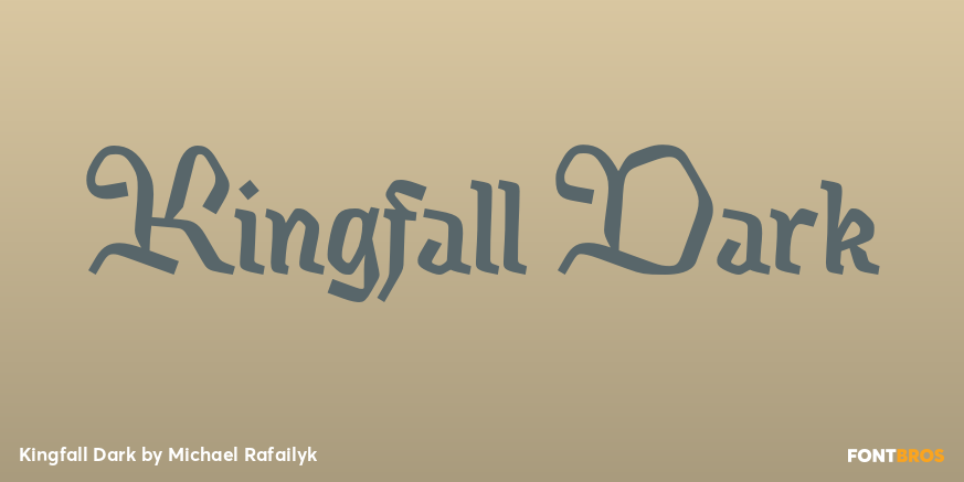 Kingfall Dark Poster