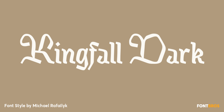 Kingfall Dark Poster