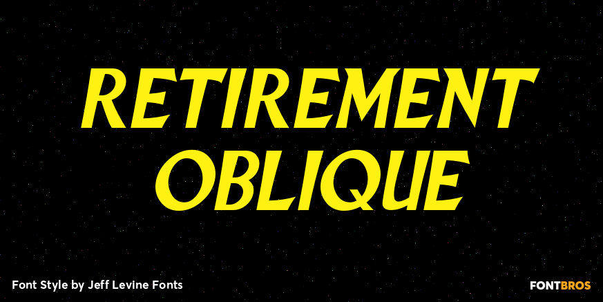 Retirement Oblique Poster