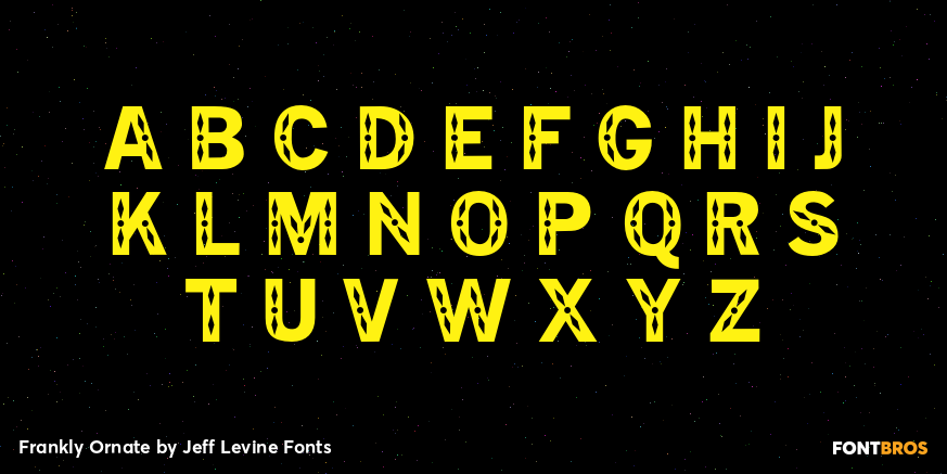 Frankly Ornate Font Poster #1