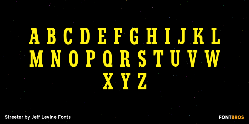 Streeter Font Poster #3