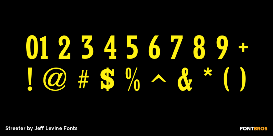 Streeter Font Poster #4