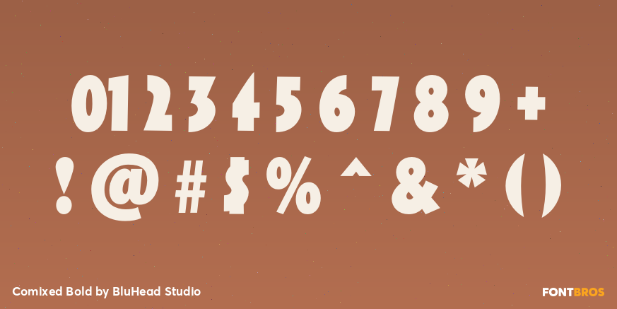 Comixed Bold Font Poster #1