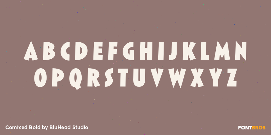 Comixed Bold Font Poster #1