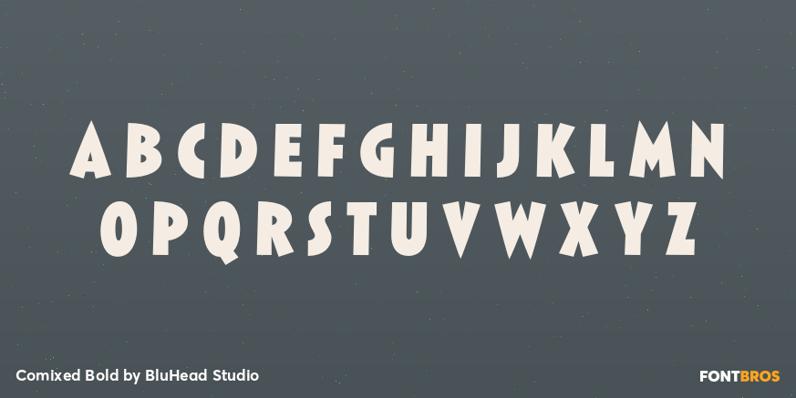 Comixed Bold Font Poster #1