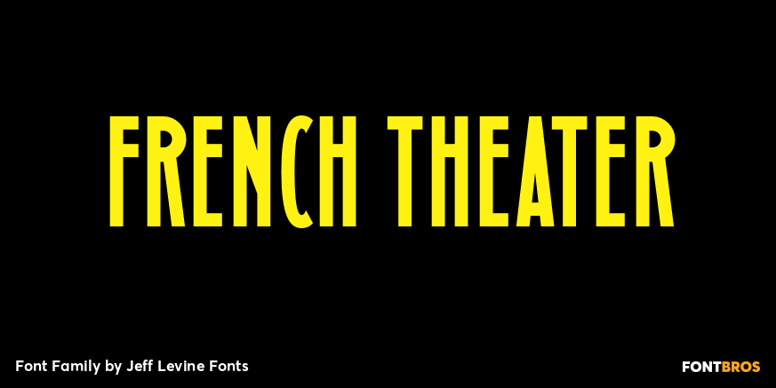 French Theater Font Family