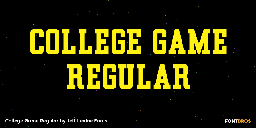 College Game Regular Poster